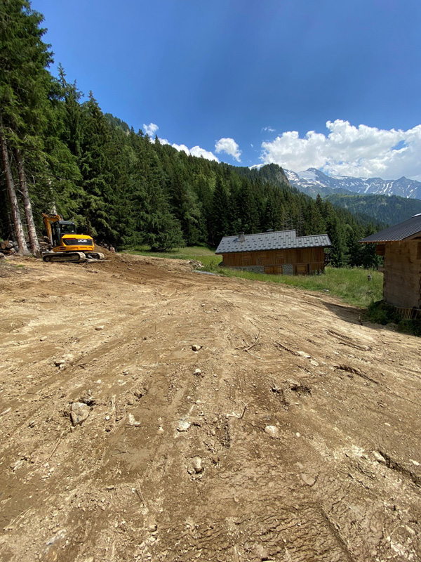 Terrassement travaux spéciaux Combloux 